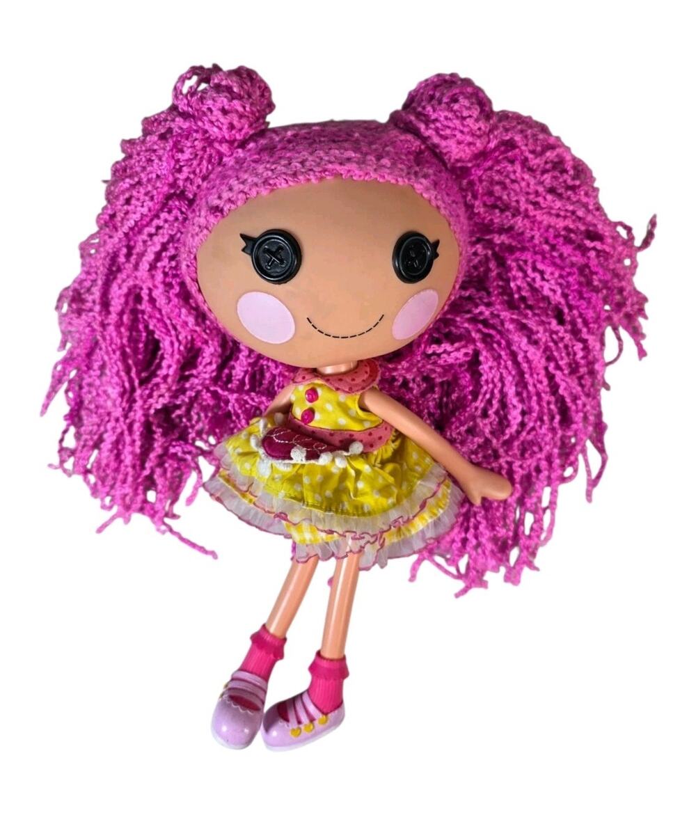 Lalaloopsy Crumbs Sugar Cookie Doll 12" MGA 2013 Pink Hair Original Outfit